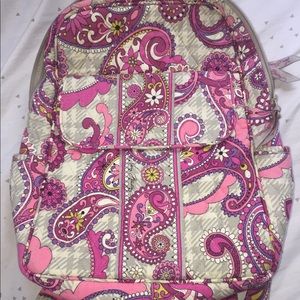 Paisley meets plaid Vera Bradley mini back pack.